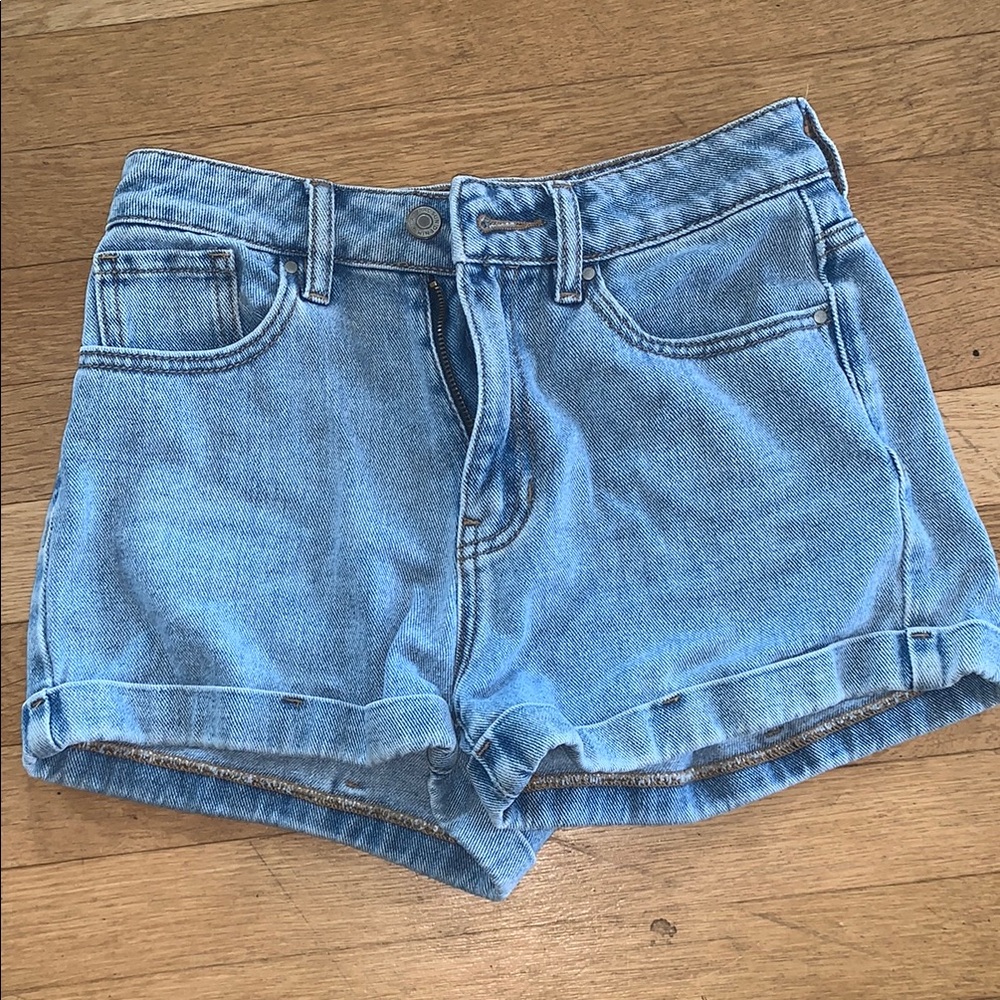 Light Blue Denim “Mom Short” Pacsun Shorts
